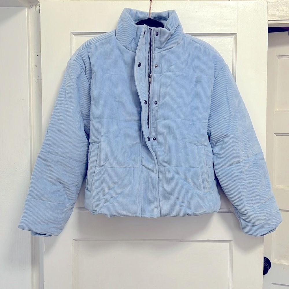 RVCA corduroy quilted puffer jacket US women’s Large